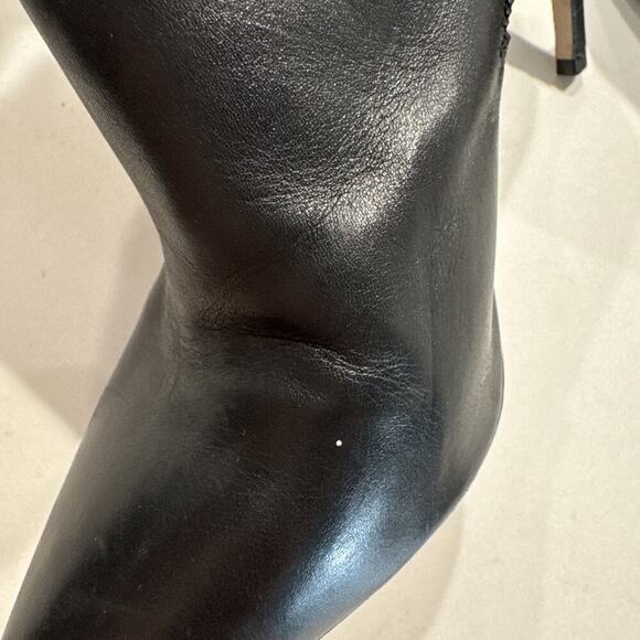 SCHUTZ Women’s Leather Pointed Toe Black Ankle Bootie Size 8.5 READ - Picture 7 of 16